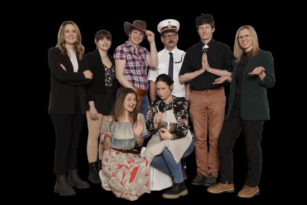 Die Mitglieder der Theatergruppe Raggal.⇒Hans Bösch