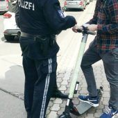 „Aktion scharf“ der Polizei gegen frisierte E-Scooter