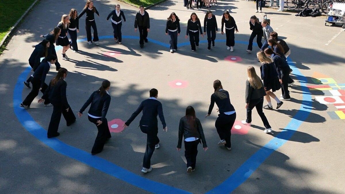 Die Sacré-Coeur-Schülerinnen schafften ein Bewegungsangebot an ihrer Schule.