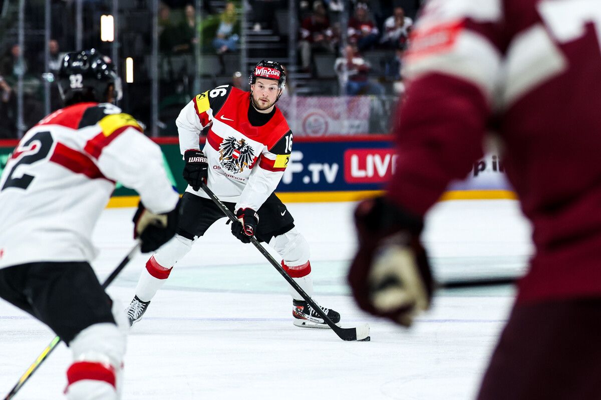 Dominic Zwerger feiert heute eine Premiere: Erstmals spielt er im Rahmen des Länderspiels zwischen Österreich und Italien in einer Eishalle seiner Heimat Vorarlberg.⇒gepa