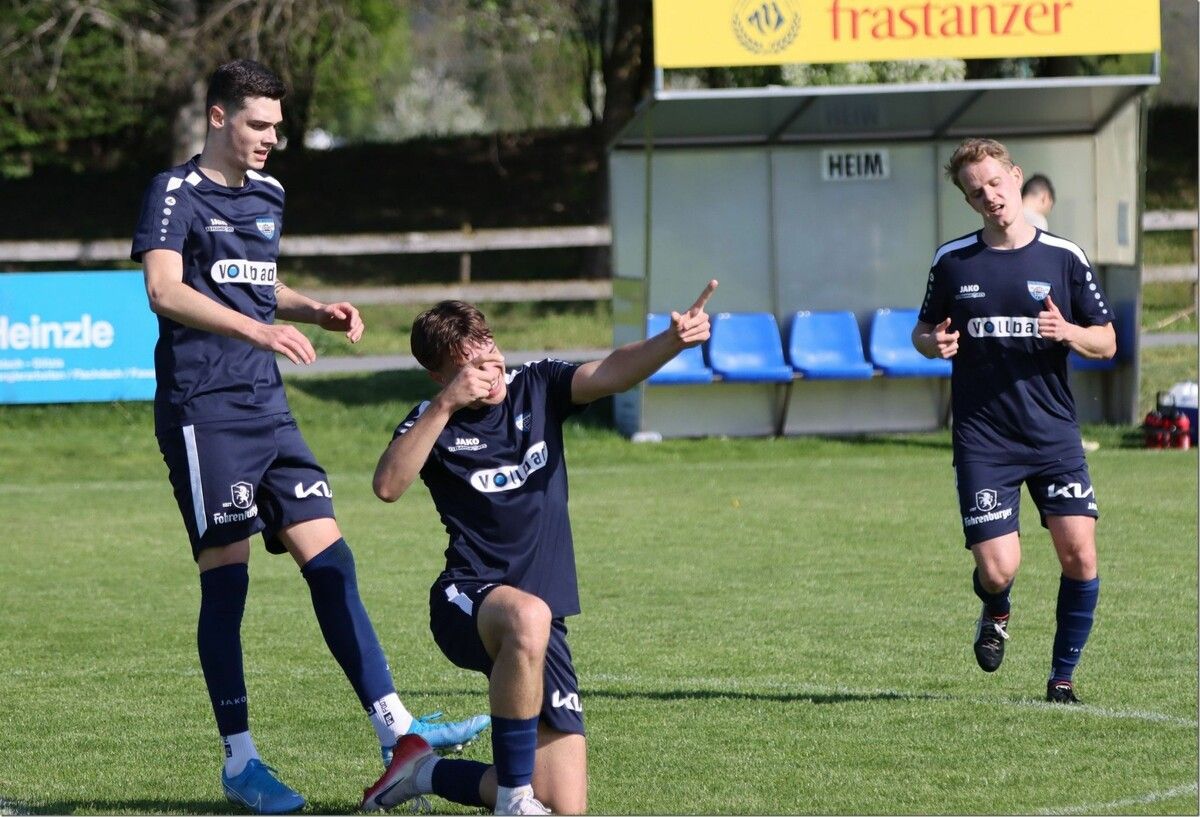 Doppelpack von Julian Höffernig entschied die Partie zugunsten von Götzis in Brederis. ⇒vn/tk (2)