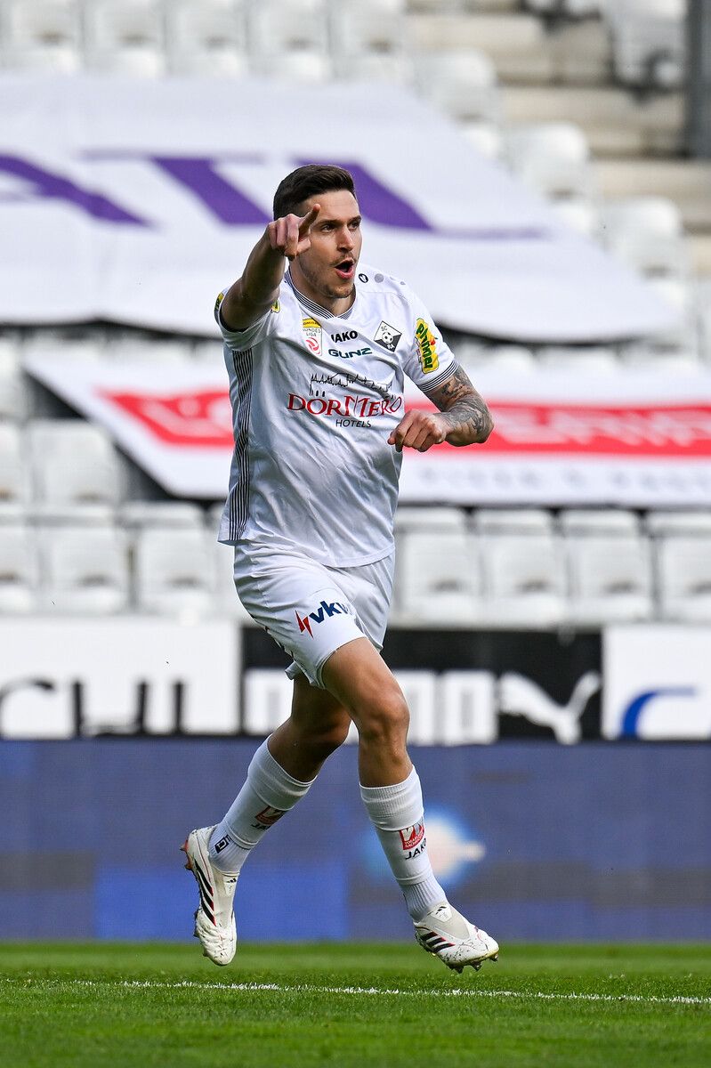 Erzielte sein erstes Tor in der Bundesliga für den SCR Altach: Sandro Ingolitsch verwertete eine Flanke von Mike Bähre wunderbar per Volley zu 1:0.⇒gepa