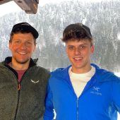 Tobias Wascher und Nico Haßler sprangen vom Lift und retteten Skifahrer. »A10
