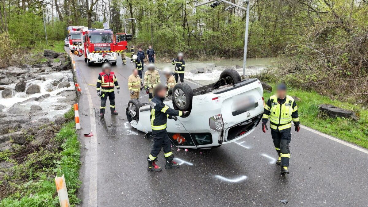 Überschlag an der Furt