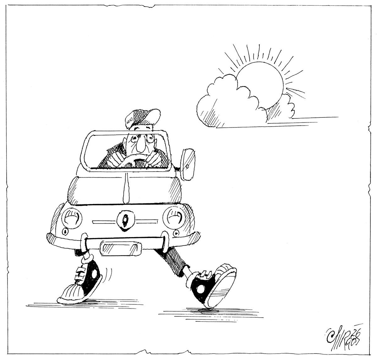 Benzin-Spar-Alternativ-Modell!