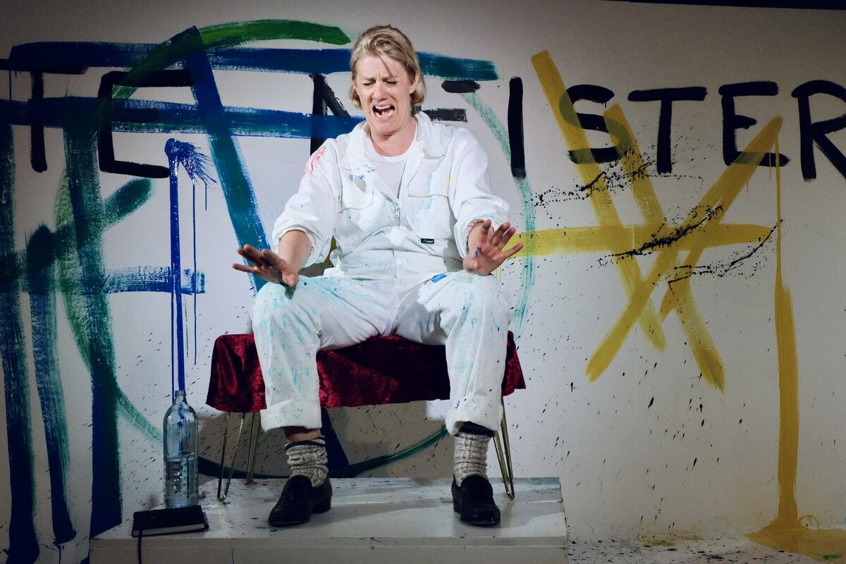 Bunte Wände, weiße Bärte und schwarzer Humor