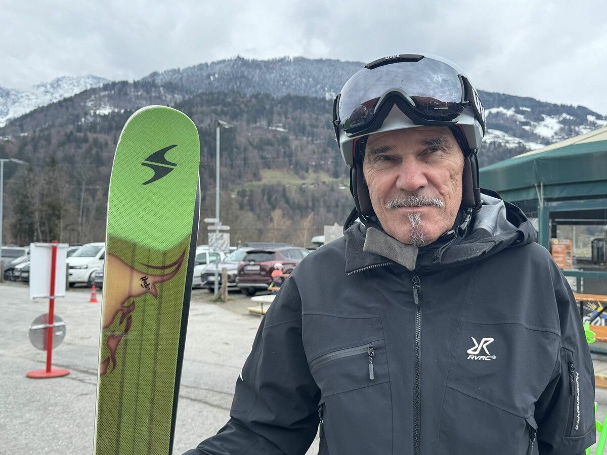 Hubert Schütz aus Bludenz war 40-mal auf der Piste und freut sich auf das Oster­wochenende. ⇒VOL.AT/DOS