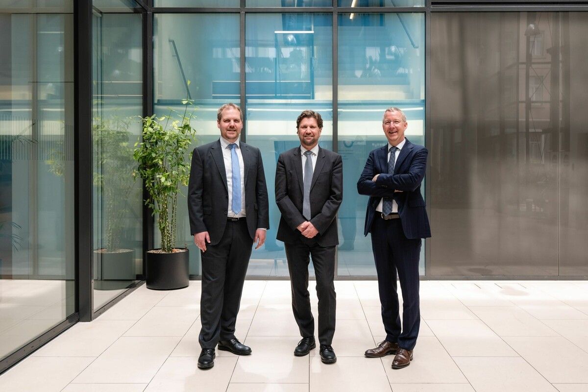 Hypo-Vorstand präsentiert „solides Ergebnis“ (v. l.): Philipp Hämmerle, Vorstandsvorsitzender Michel Haller und Stephan Sausgruber. ⇒FA/Nussbaumer