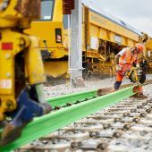ÖBB erneuern Weichen in Dornbirn