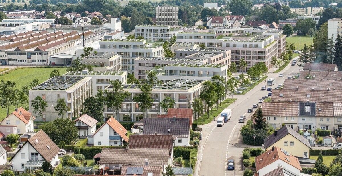 In Memmingen entsteht in den nächsten Jahren ein Quartier mit rund 550 Wohnungen. ⇒FA