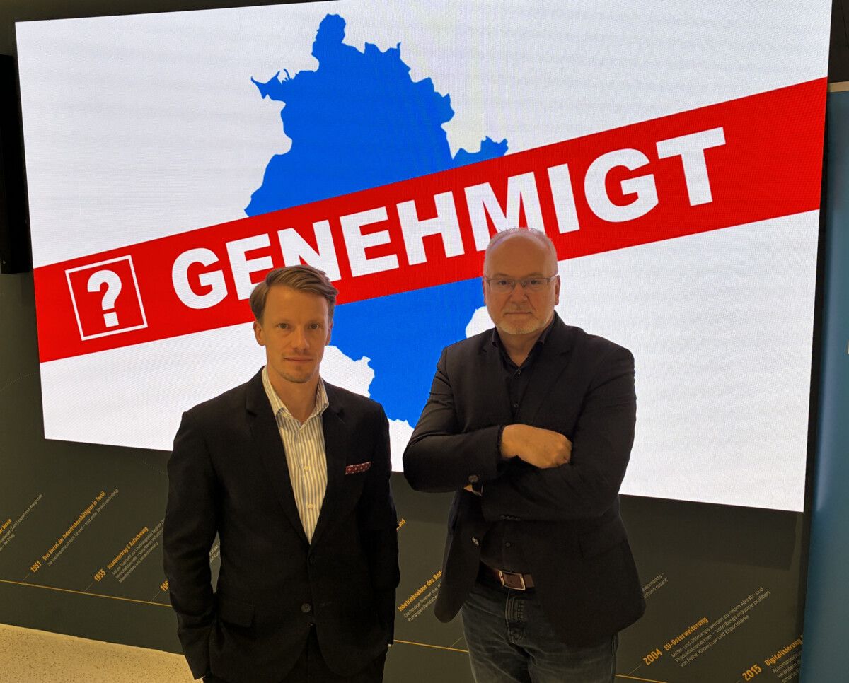 IV-Geschäftsführer Simon Kampl und Präsident Elmar Hartmann sehen massive Wettbewerbsnachteile für Unternehmen.⇒IV