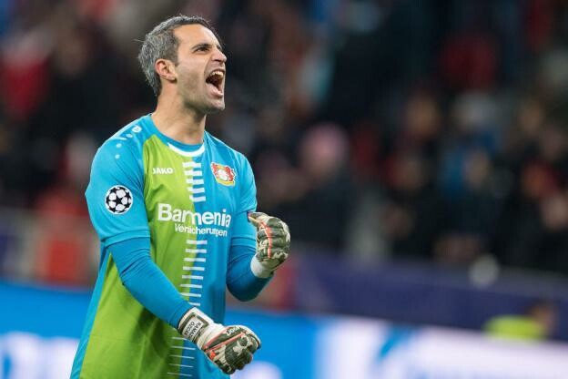 Jubel bei Ramazan Özcan nach dem 3:0-Heimsieg mit Leverkusen bei seinem Debüt in der Champions League gegen die AS Monaco.⇒Privat