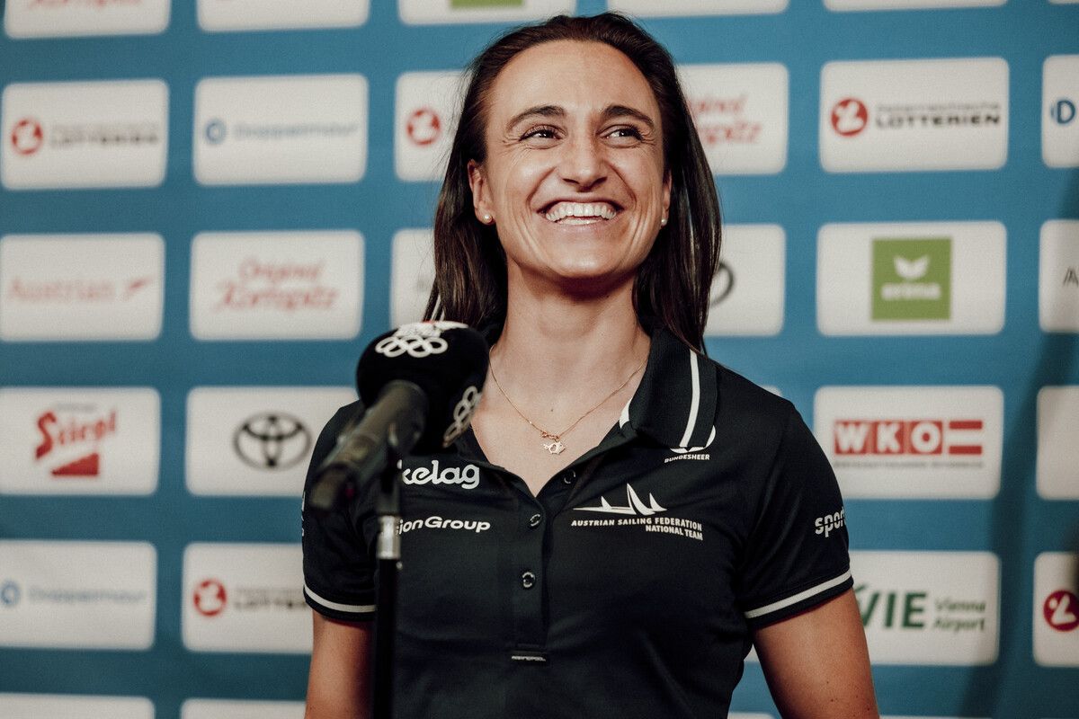 Kann ihr Comeback nicht erwarten: Segel-Olympiasiegerin Lara Vadlau.⇒gepa