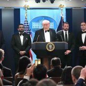 Schüsse bei Dinner mit Trump