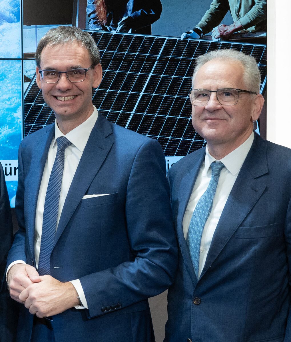 Landeshauptmann Markus Wallner und Christof Germann.⇒VLK/Serra