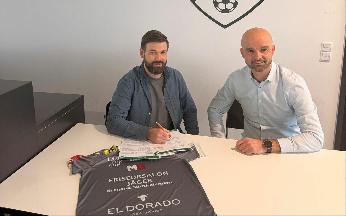 Lauterach Sportchef Zlatko Jurcevic (r.) holt Florian Kloser als neuen Tormanntrainer.⇒thomas Knobel