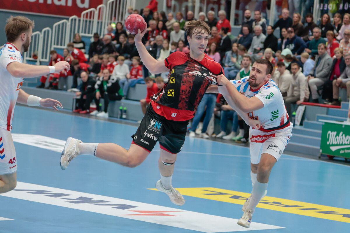 Lukas Fritsch und Hard haben beide Saisonduelle gegen die Fivers gewonnen.⇒Hartinger