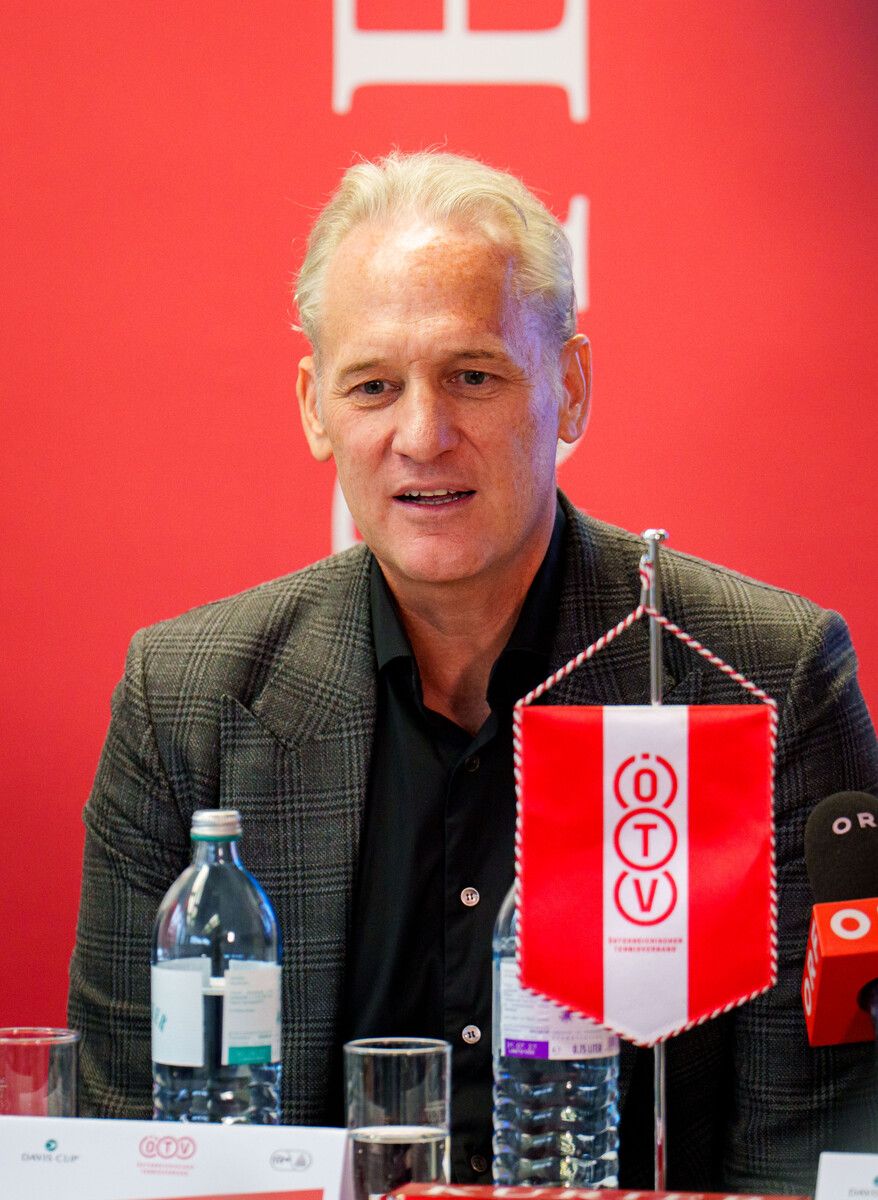 Martin Ohneberg war über vier Jahre Präsident des Tennisverbandes. ⇒GEPA