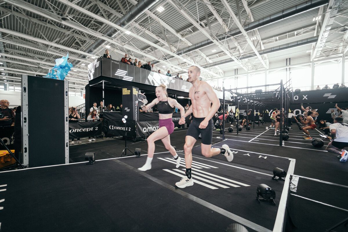 Maximilian Hammerle und Shelly Schenk verbindet die gemeinsame Begeisterung für den Hyrox-Sport.⇒Privat