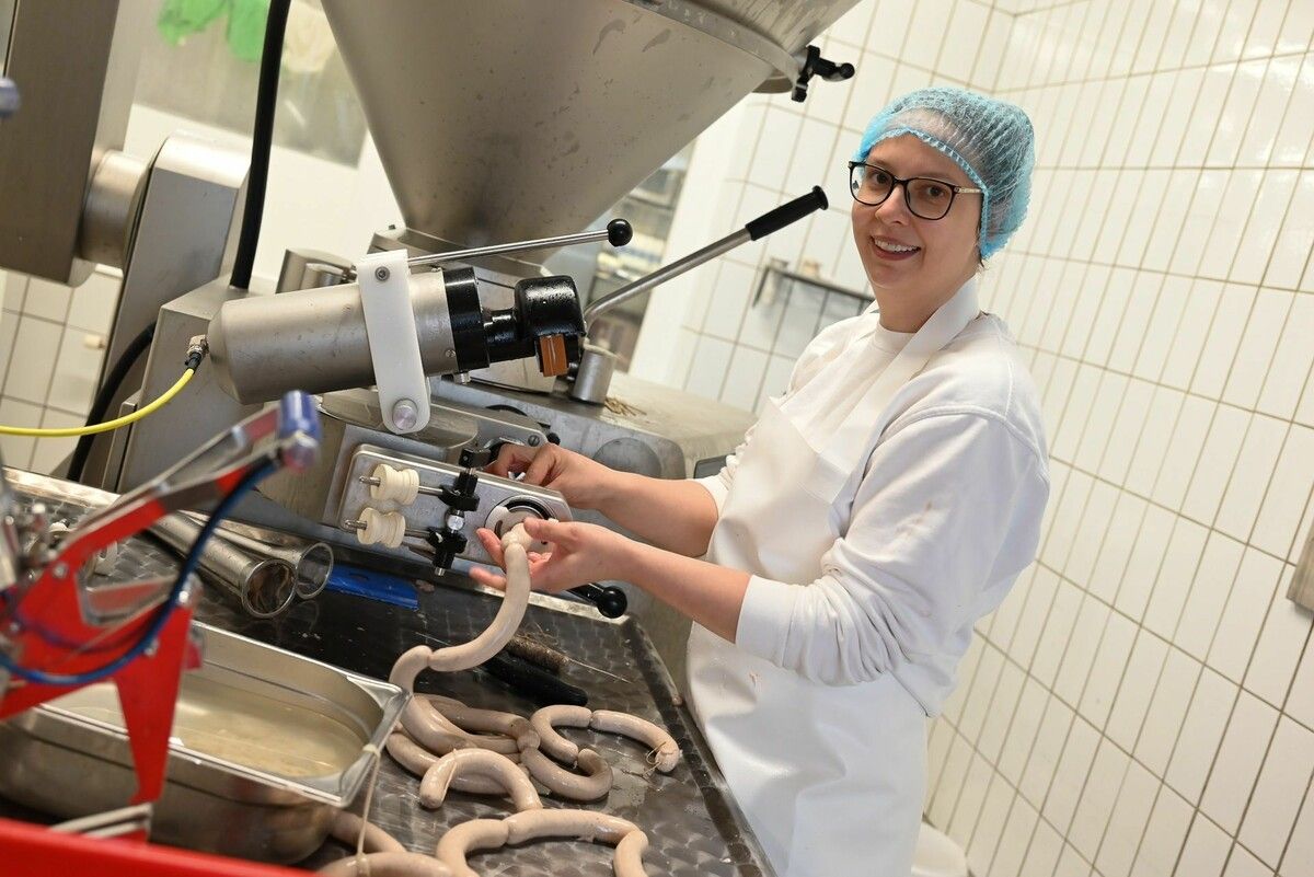 Nathalie Maier (25) ist Metzgerin aus Leidenschaft und liebt ihren Beruf.⇒BVS