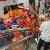 Schweres Zugunglück in Indonesien