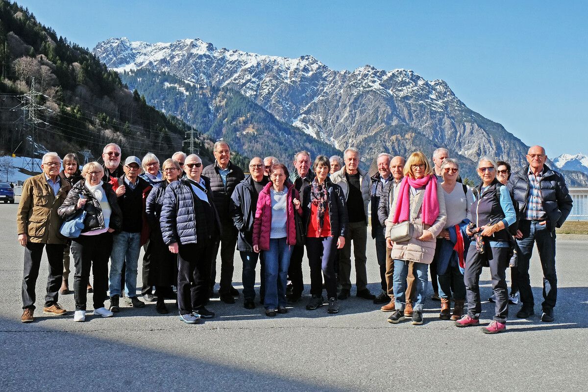 Spannende Einblicke: Die Ortsgruppe Dornbirn von Vorarlberg 50Plus besichtigte das Lünersee-Kraftwerk in Latschau. ⇒Vorarlberg 50Plus Dornbirn