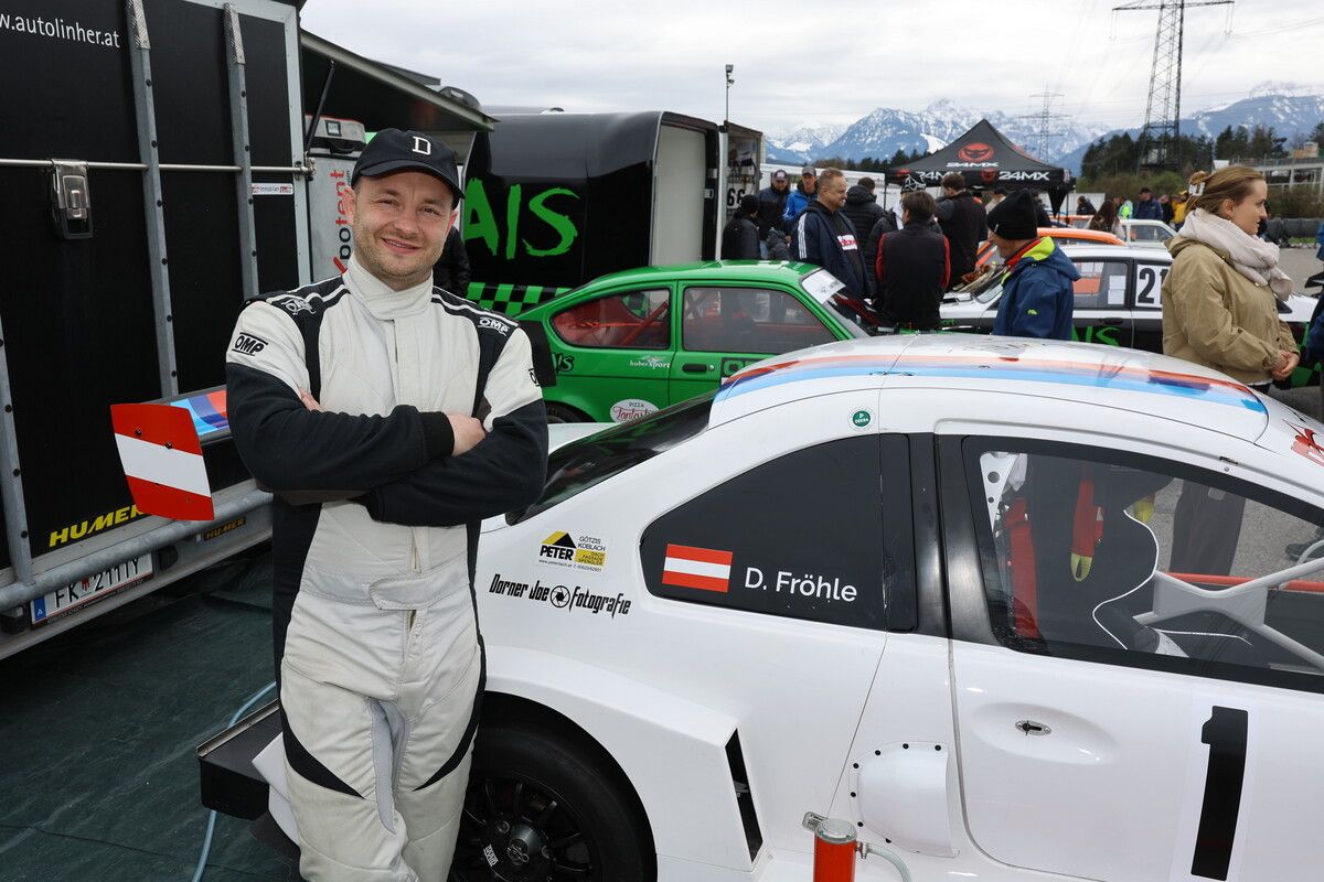 Strahlte mit der Sonne um die Wette: Dominik Fröhle war in Röthis nicht zu bezwingen.⇒Noger