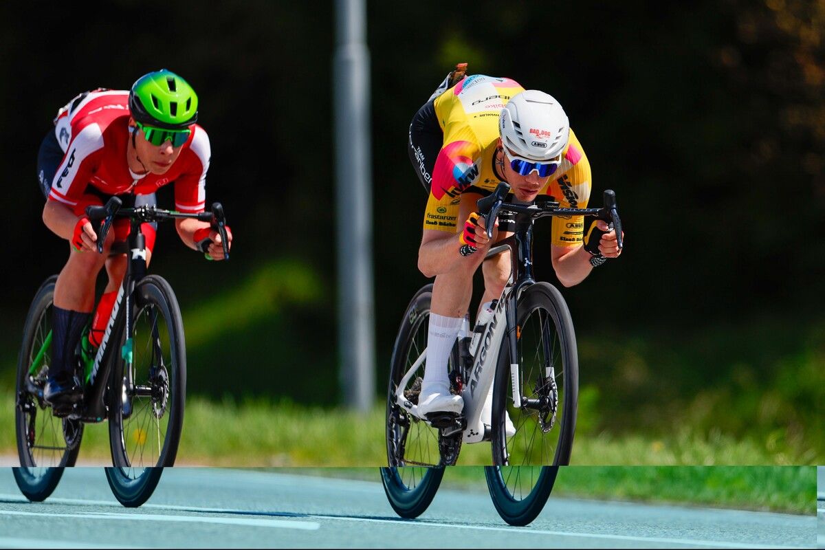 Über 130 km lang leistete Emanuel Zangerle (rechts mit Johannes Dirnbaumer) Führungsarbeit. Dafür wurde er ausgezeichnet.⇒gepa