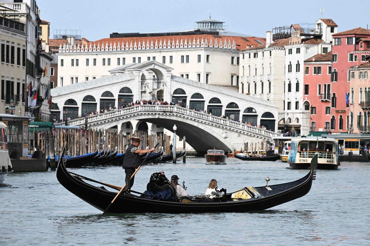 Venedig liegt nur knapp über dem Meeresspiegel.⇒AFP