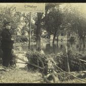 Hochwasser und Brückenweihe