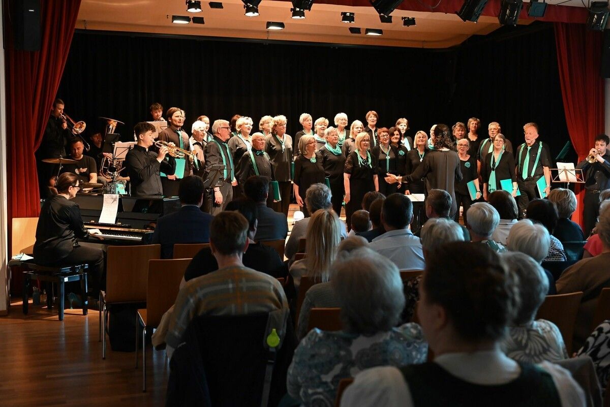 Vor einem ausverkauften Saal sang am Samstagabend der Gesangverein Konkordia in ­Lustenau.⇒Bvs (3)