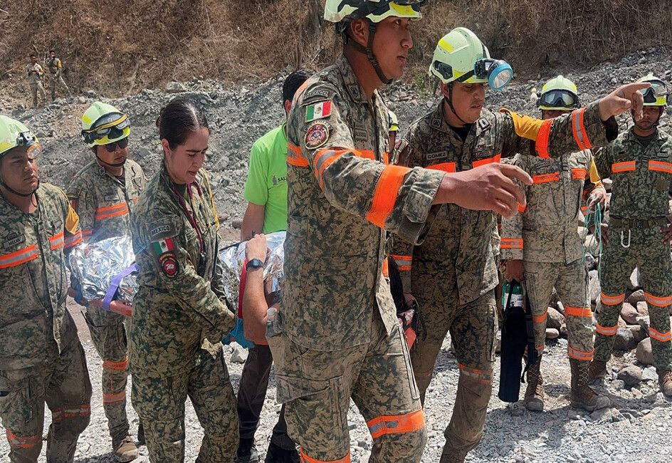 Zwei Wochen nach dem Einsturz einer Mine konnte ein Bergarbeiter gerettet werden.⇒AFP