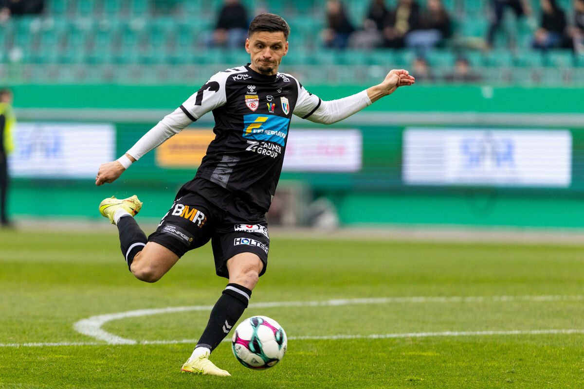 Albin Gashi war in der vergangenen Saison für Hertha Wels an 22 Treffern direkt beteiligt.⇒gepa
