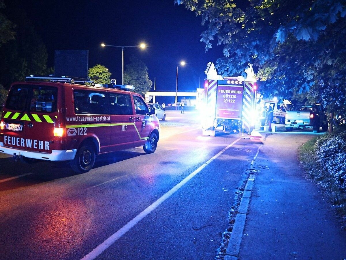 Am Donnerstagabend kam es in Götzis zu einem schweren Unfall. ⇒VOL.AT/Vlach (2)