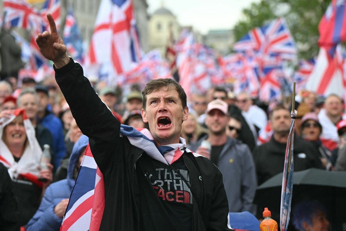 Am Samstag fanden in London zwei Mega-Demos statt.⇒AFP