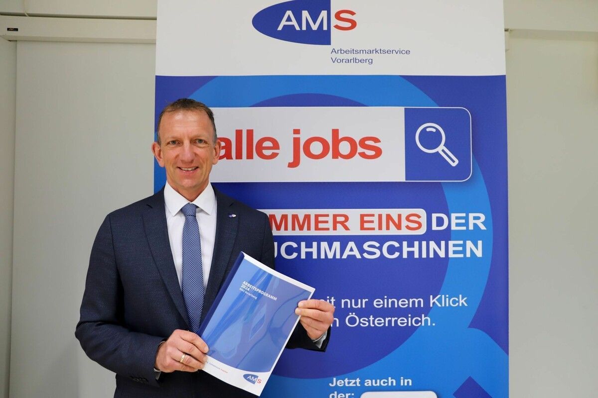 AMS Vorarlberg-Geschäftsführer Bernhard Bereuter.⇒FA