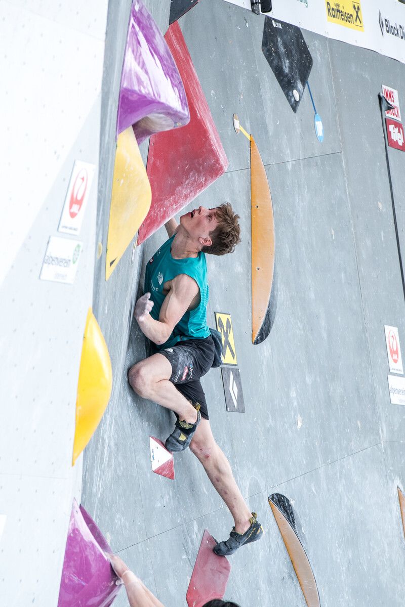 Andreas Hofherr ließ in der Schweiz sein Potenzial aufblitzen.⇒Austria Climbing