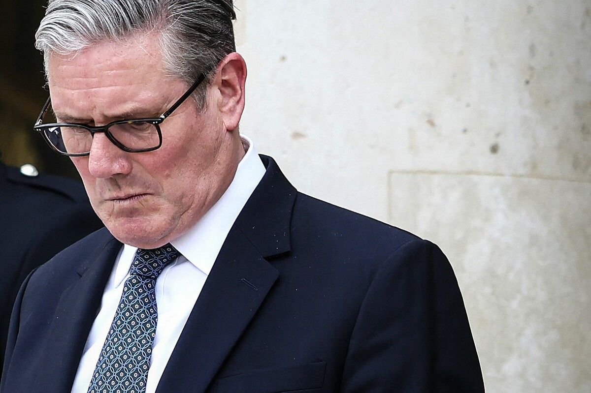 Auch aus den eigenen Reihen wächst die Kritik an Premier Starmer.⇒AFP