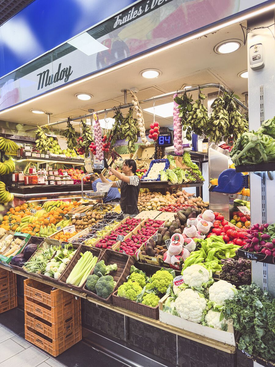 Auf dem Mercat de l‘Olivar kann man sich wunderbar inspirieren lassen.⇒Beate rhomberg