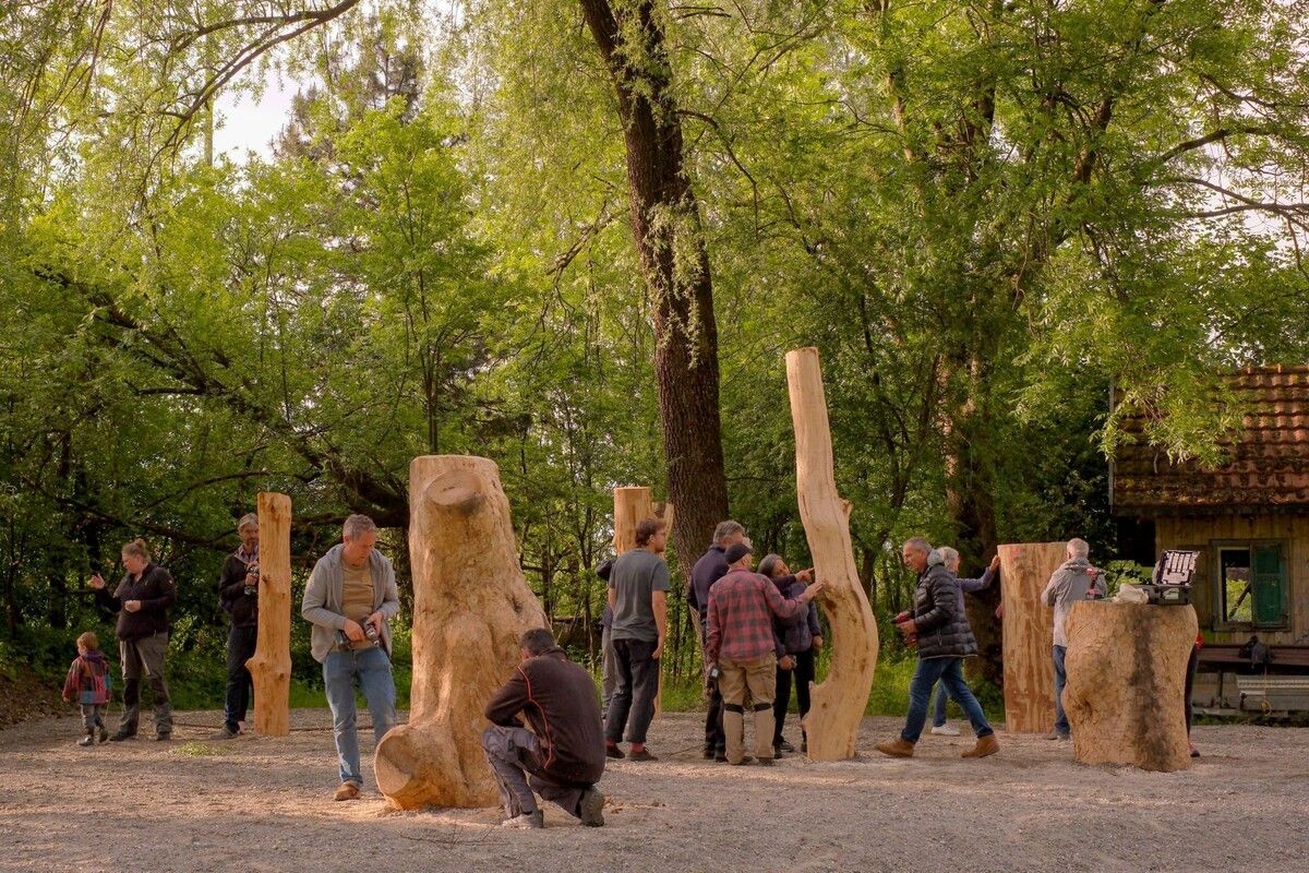 Beim Sportplatz im Steinen entstand ein Lebensraum für Wildbienen. ⇒Stadt (2)