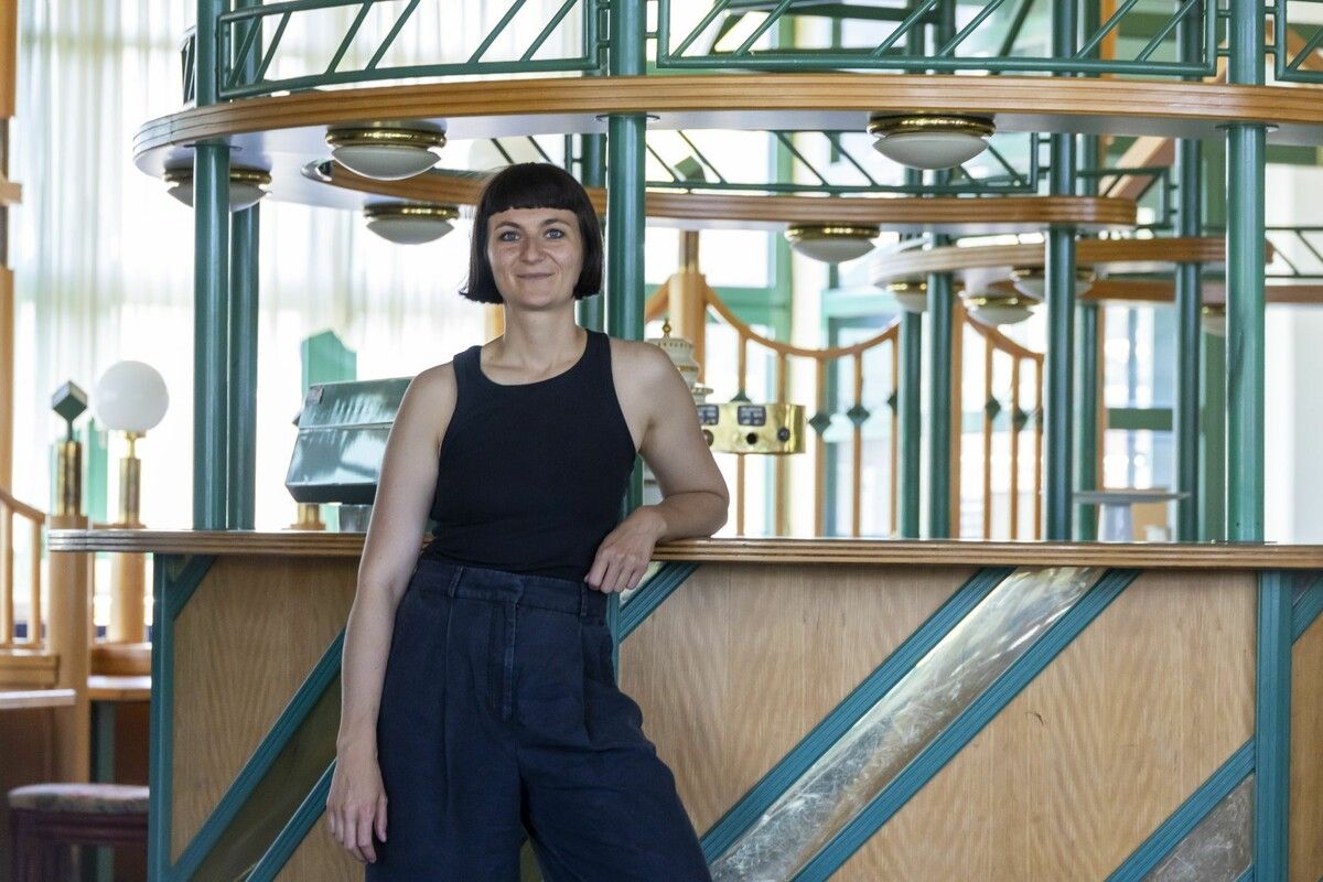 Brini Fetz bespielt mit ihrem Pop-up-Kiosk regelmäßig besondere Orte, die Geschichte erzählen. ⇒VN/Paulitsch