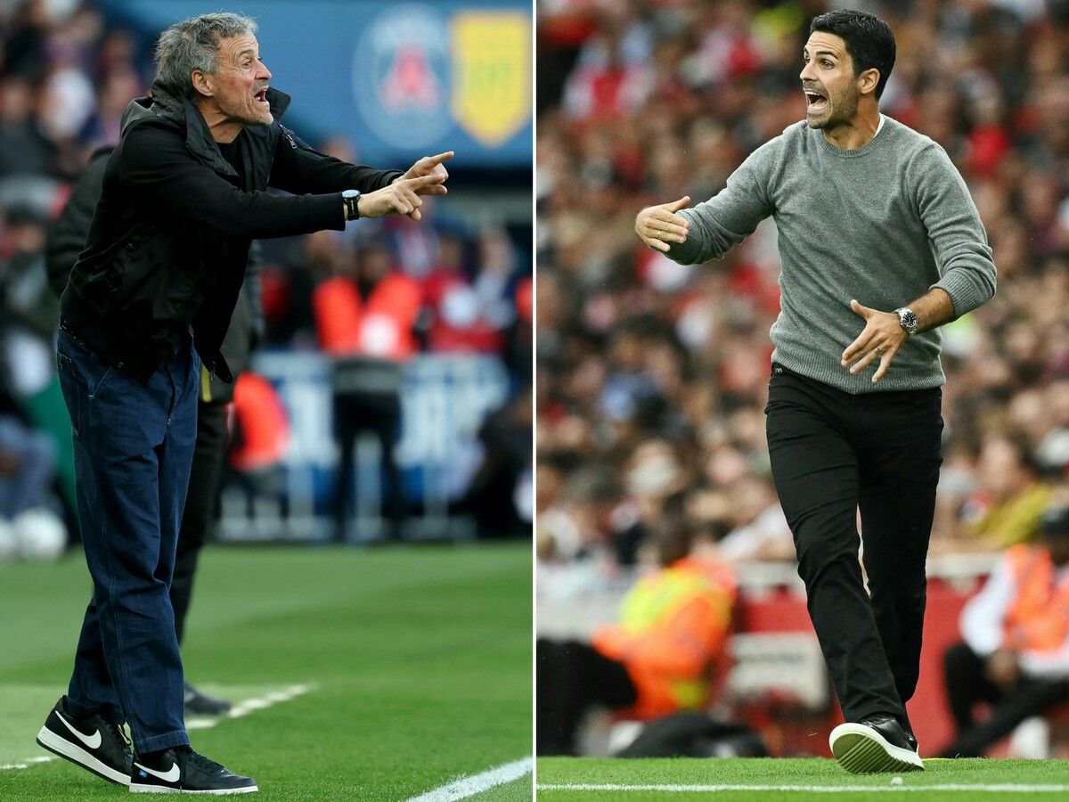 Das Finalduell zwischen Paris SG und Arsenal ist auch eines zwischen den beiden Trainern Luis Enrique und Mikel Arteta.⇒apa