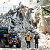 Görlitz: Suche nach Vermissten in eingestürztem Haus