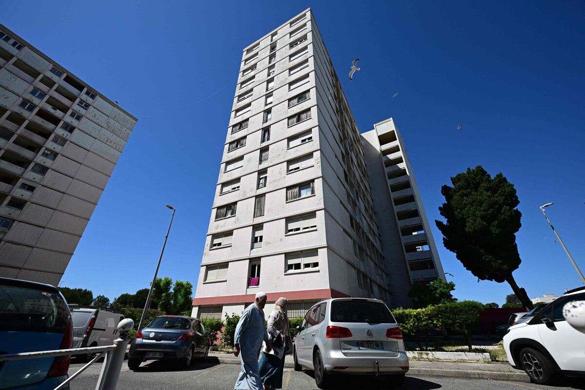 Das Hochhaus im Touloner Stadtteil Pontcarral, wo die Tragödie geschah. ⇒AFP