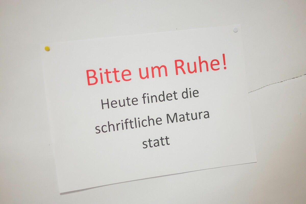 Diese Woche starten die Maturaprüfungen in Vorarlberg.⇒RM