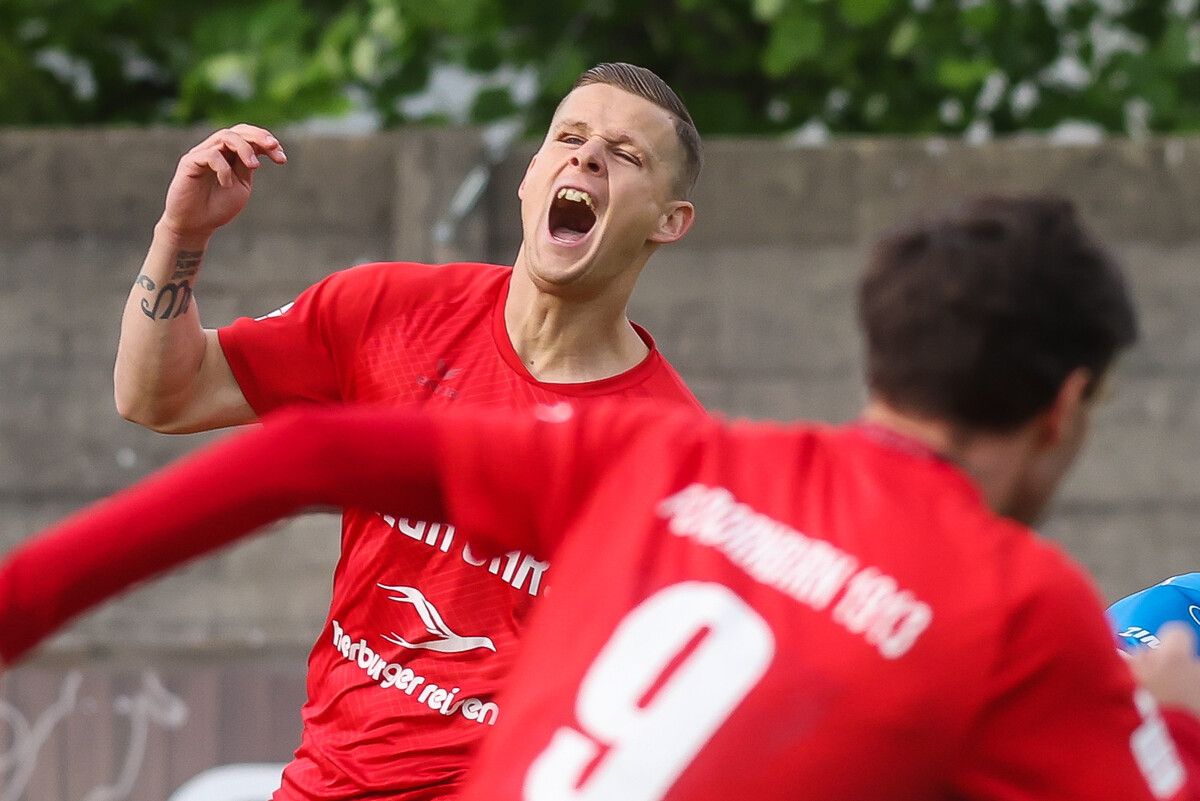Dornbirn Kapitän Tamas Herbaly jubelt über die Finalteilnahme. ⇒steurer