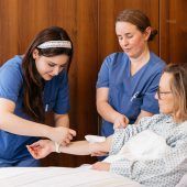 Pflegelehre erreicht das Spital