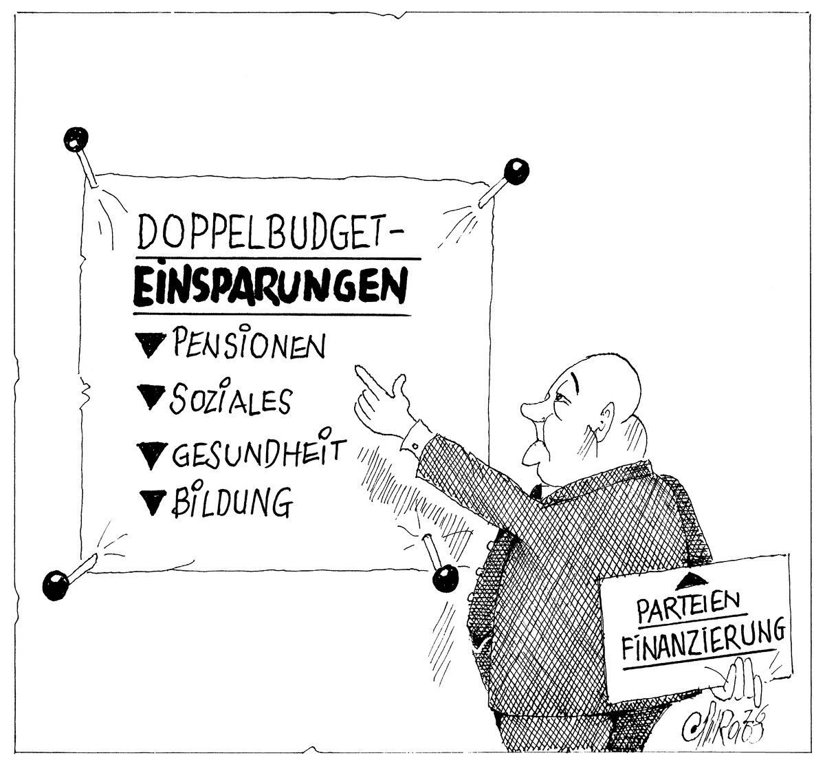 ... in der Hinterhand!