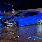 Unfall vor dem Achraintunnel