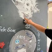 Rankweil ärgert sich über Graffiti und Sticker vom SCR. »A7